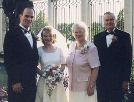 Dale Arlene Mitch Amy - Wedding - 1997.Jul.05